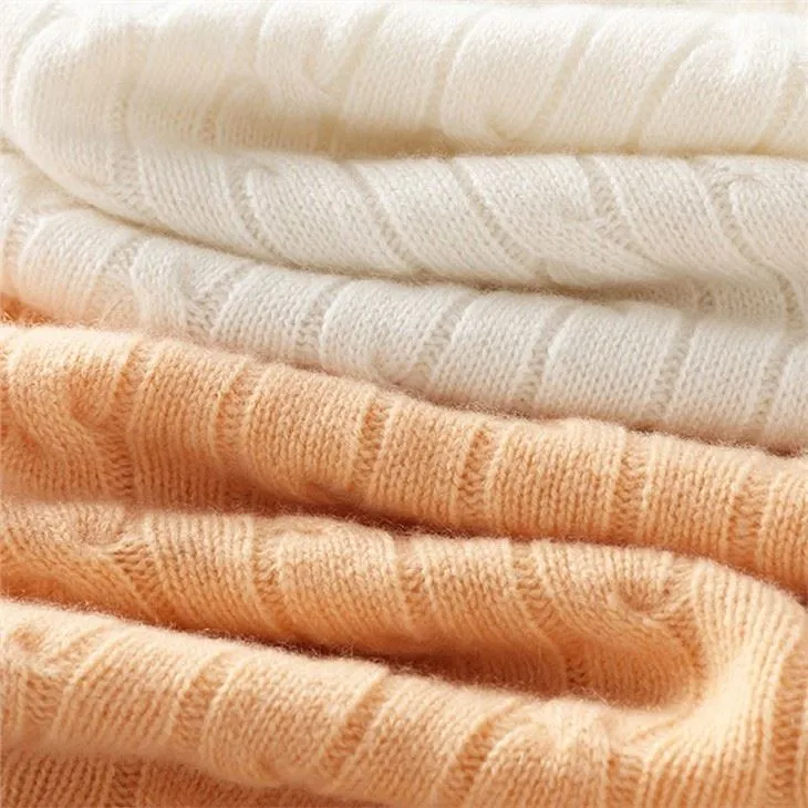 100%Cashmere Soft Baby Knitted Blankets